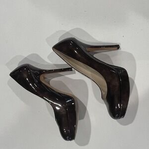 Black/Brown Heels. Size 7‎ 1/2.